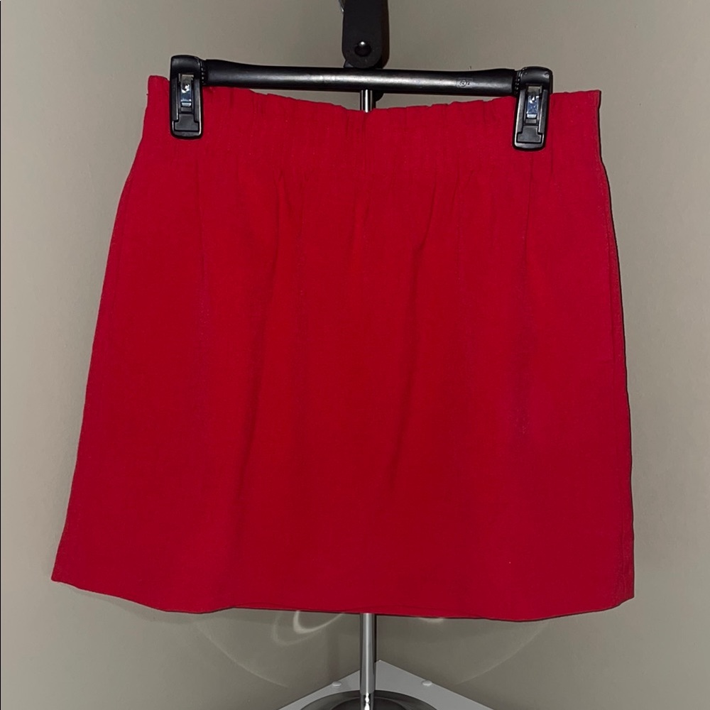 Elegant Red Women's Skirt